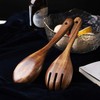 CHEF'S UNIQUE Wooden Spatula Set for Cooking - Acacia Wood