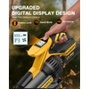 Leaf Blower Cordless, 650CFM & 3 Speed Levels,Electric Cordless Leaf