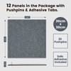 RIMAYA Large Cork Board for Walls with 30 Push Pins-48"X36",