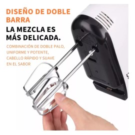 HuaRong Batidora Eléctrica 7 Velocidades Para Cocina 3 En 1 260w