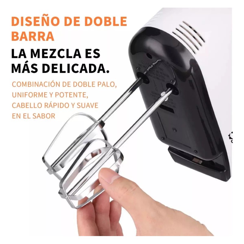 HuaRong Batidora Eléctrica 7 Velocidades Para Cocina 3 En 1