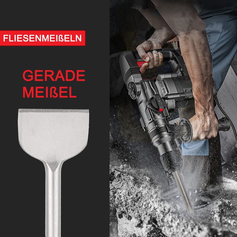 Flat Chisel SDS Plus 280 mm x 75 mm, Removal