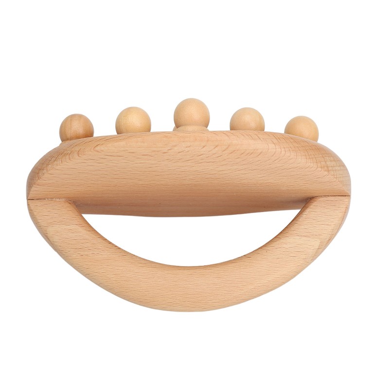 Wooden Body Massage Brush Muscle Relaxation Smoothing Beads Meridian Guasha