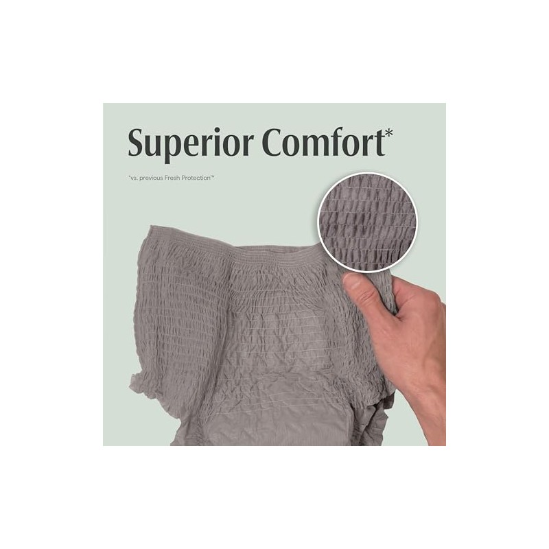 Depend Fit-Flex - Ropa interior de incontinencia para adultos, desechable,