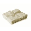EXKLUSIV HEIMTEXTIL Flannel Set of 4 30 x 30 cm