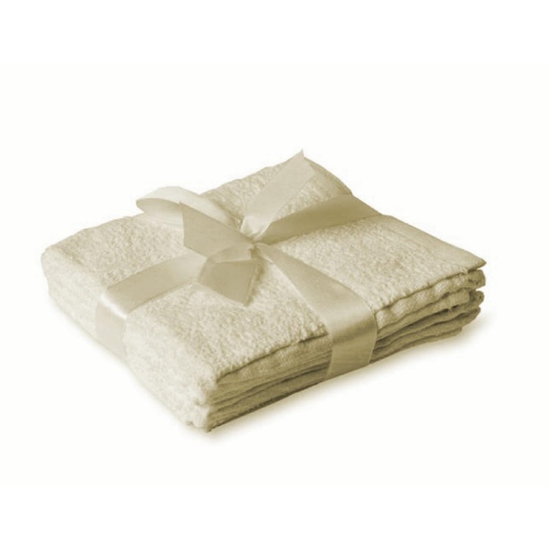 EXKLUSIV HEIMTEXTIL Flannel Set of 4 30 x 30 cm