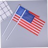 LABRIMP Usa Flags 50 Mini America Flags Lightweight Polyester Material