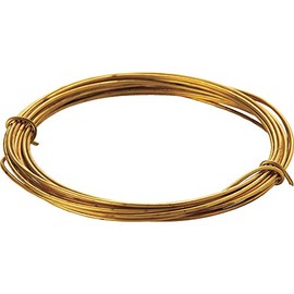TRUSCO TBW-18 Brass Wire, Wire Diameter 0.04 inches (1.20 mm) x Approx. 9.6 ft (2.5 m)