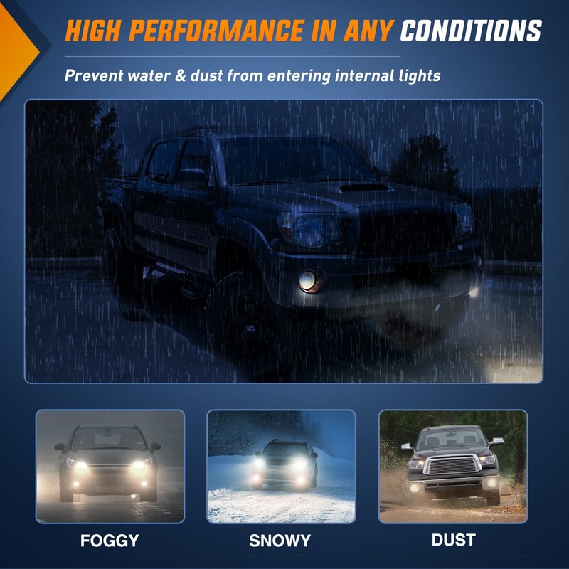 Nilight Fog Light Assembly Compatible with Toyota 2005 2006 2007