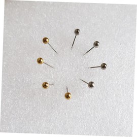 STOBOK 400Pcs 4Mm Push Pins with Plastic Ball Head for Travel Maps, Bulletin Boards, and DIY Craft Projects -Assorted Colour