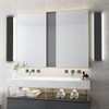 Aipsun 32.6 inch Modern Black Vanity Light Fixtures LED Black