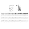 Alioay M15 Pulley, Rope Pulley, Swivel, Stainless Steel Pulley, Load