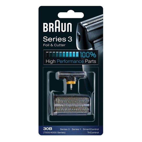 Braun 30B Replacement Foil & Cutter Cassette Multi Black BLS Combi Pack