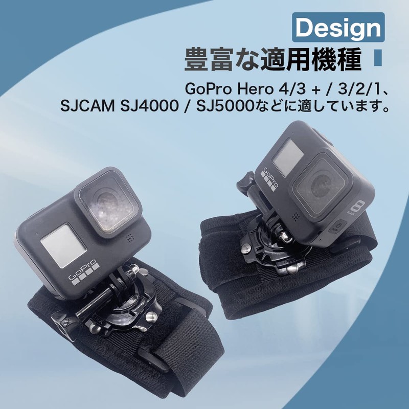 Rajjo Wrist Mount Wrist Strap Rotating GoPro Accessories Fixed Shooting