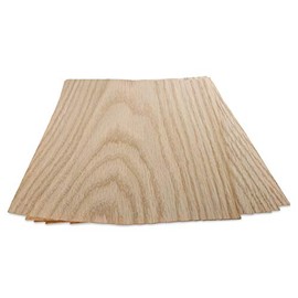 WoodPress® 6 Sheets A4 Real Oak Wood Veneer 21cm x 29cm