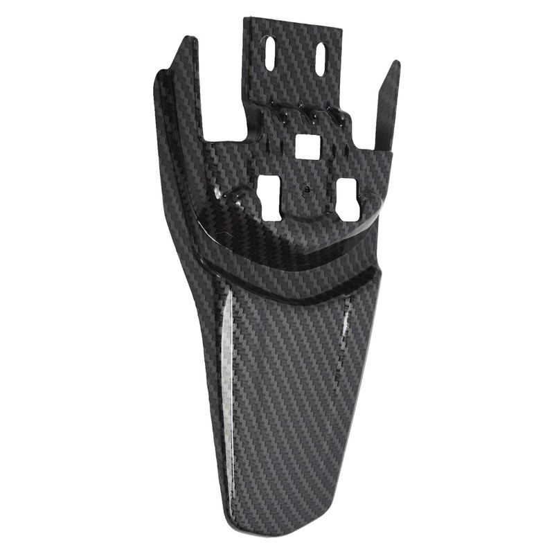 Motorcycle Rear Mudguard Protective Sturdy Carbon Fiber Pattern Rear Mudguard