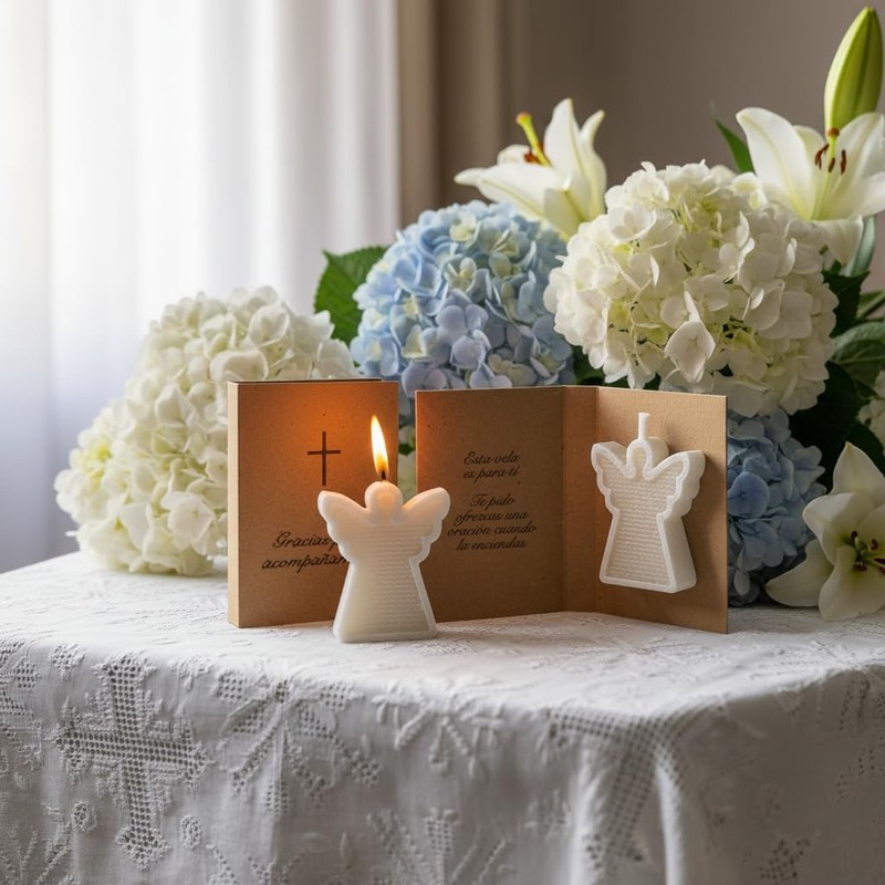 12 Mini Recuerdos Velas Aromáticas Bautizo Boda Primera Comunion Novenario