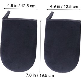 FRCOLOR 2piezas Aplicar Guantes Autobronceador Guante Autobronceador Negro Aplicadores De Para Bronceado Casa