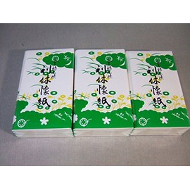 Rikyu Kaishi for Men, Large Tea Utensils, 5 Pieces (1 Quart, 30 Sheets) x 3 Pieces (450 Sheets)