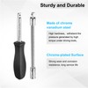 sourcing map 1/4" Drive Spinner Handle Chrome Vanadium Steel Drive