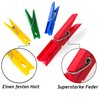 Siluk Clothes Pegs Plastic Coloured (50)