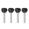 sourcing map 4pcs Knurled Clamping Knobs M8 x 50mm Metric