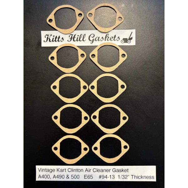 Clinton Vintage Kart Clinton Air Cleaner Gasket A400 A490 500