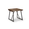 Steve Silver Walden Parquet End Table in Dark Gray Base
