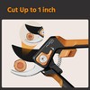 PrunePro Pruning Shears for Gardening 2 Pack Professional Bypass Hand