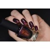 ILNP Bardot - Deep Mahogany Red Holographic Nail Polish