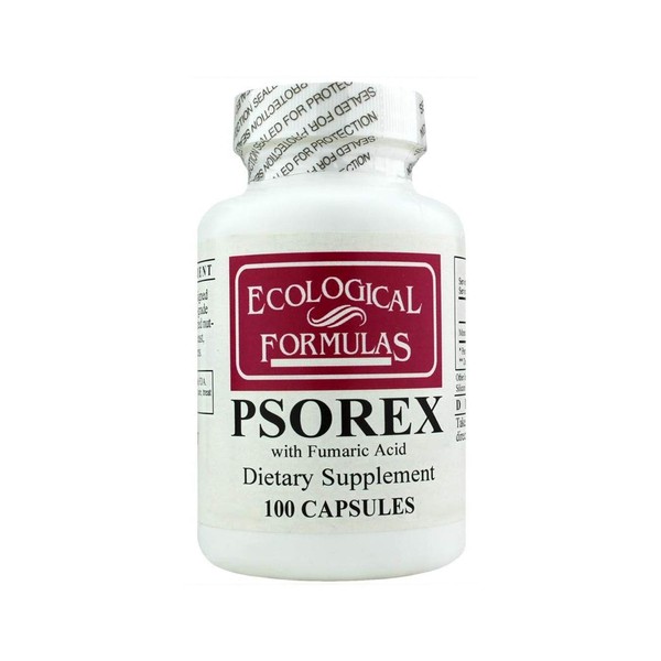 Ecological Formulas Psorex with Fumaric Acid, White, 100 Count