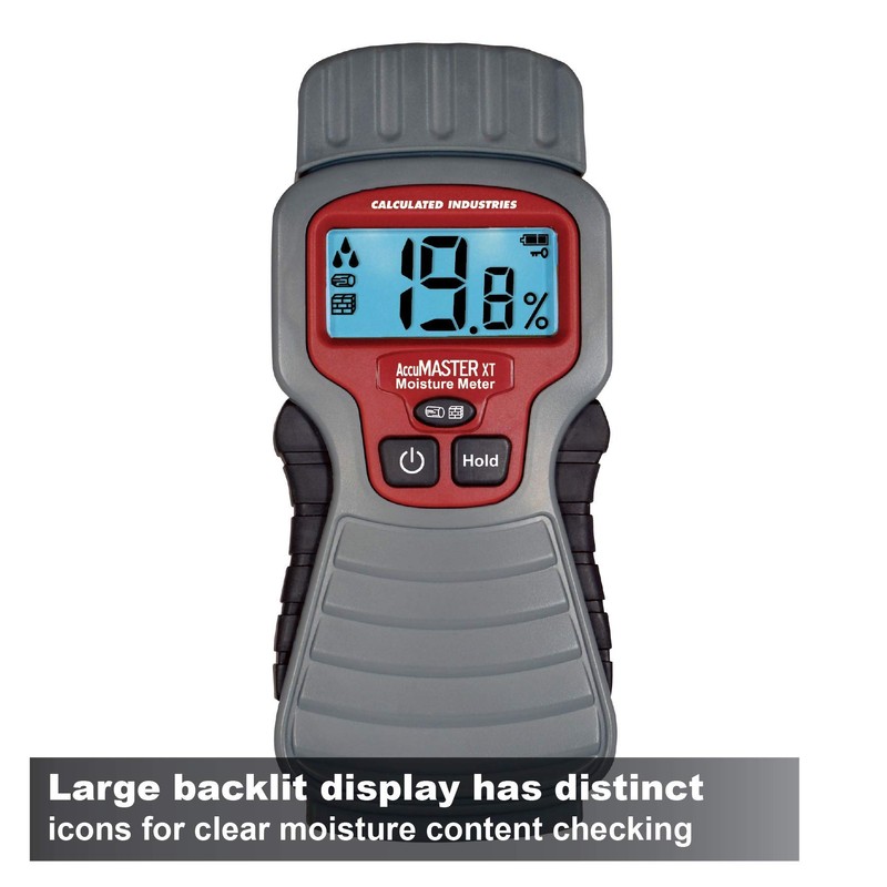 Calculated Industries 7440 AccuMASTER XT Digital Moisture Meter | Handheld