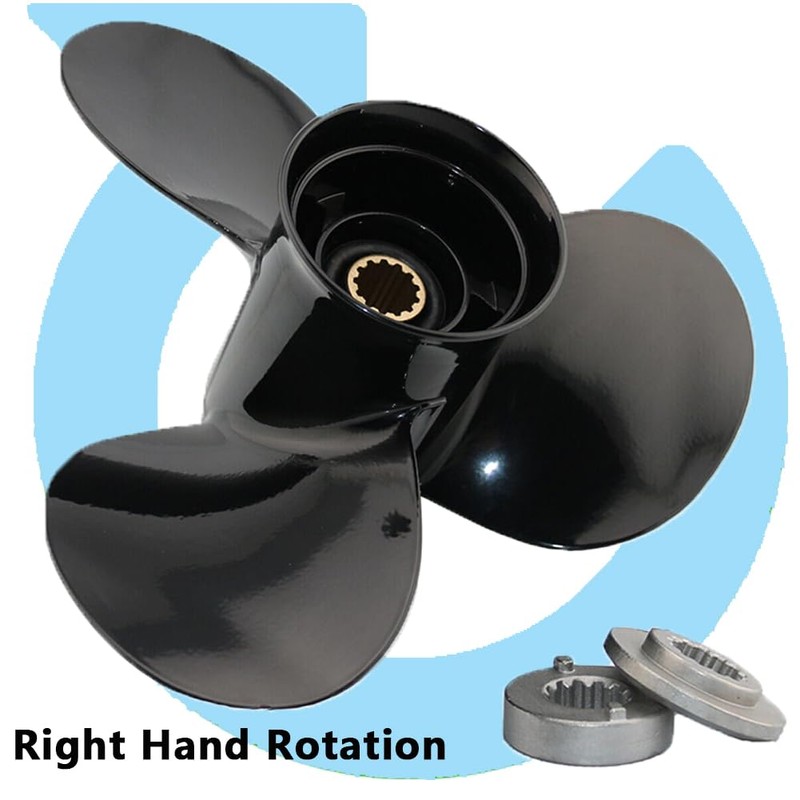 AQUAMAN Boat Outboard Propeller 10 1/2x13 for Mercury Engine 25/30/35/40/45/50/55/60/70HP,13