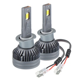 X AUTOHAUX H1 LED Headlight Bulb 110W 12000LM 6500K White Color LED Bulb Waterproof Blue - Pack of 2