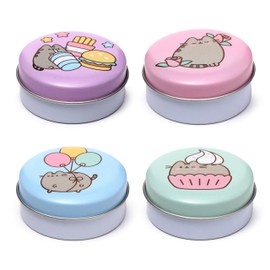 Puckator Pusheen Cat 2024 Lip Balm in a Tin - Lip Care Stick Balms Chapstick Holiday Essentials For Women Family - Lipbalm Moisturiser Exfoliator Cream - Pretty Cute Lip Blam Bam