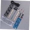MAGICLULU 1Set Scm DIY Digital Clock Kit Single Chip Microcomputer