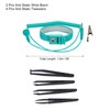 sourcing map 2pcs ESD Anti Static Wrist Band PU Wired
