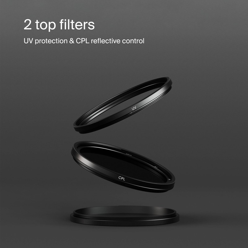 Urth 82mm 2-in-1 Lens Filter Kit — UV, Circular Polarizing