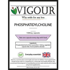 Phosphatidylcholine - 120 High Strength 1500mg Capsules
