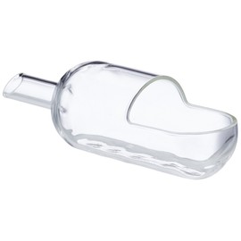 neoLab 1-7152 Glass Weighing Boat, Front Round, 10 ml, 116 mm Long