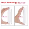 2 Pack White Toilet Paper Holder,Plastic Toilet Tissue Roll Holder