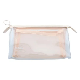 Sunstar Stationery Pouch Clear Mesh Mitte Milky Beige S2330997