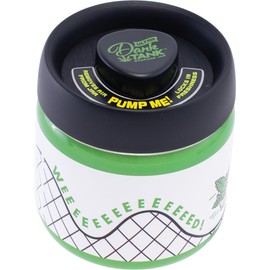 Fujima 4.25in Rollercoaster Ultra Dank Tank Vacuum Jar – 400ml Airtight Storage Container with Smell-Proof Seal, Durable & Portable for Freshness Preservation