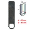 cyclingcolors Lock cam 90mm Compatible with Ronis 911 Lever Cabinet