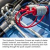 PATIKIL ISO-A 1/4 Hydraulic Coupler Female Dust Cap and Female