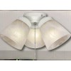 HARBOR BREEZE Ceiling Fan 3-Light KIT Frosted Alabaster Glass Shade