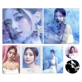 TZUYU of TWICE - 1st Mini Album [abouTZU] (Digipack Ver.) Cover + Photobook + Photocard + CD-R + Sticker + Folded Poster + Polaroid Photocard + 5 Extra Photocards