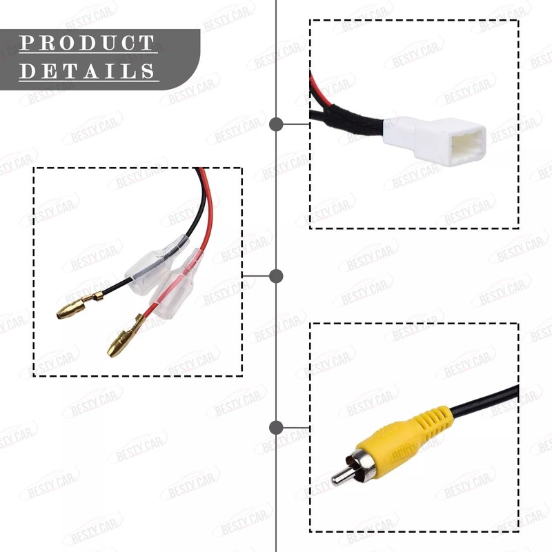 4Pin Retain OEM Fatory Car Parking Reverse Backup Rearview Camera