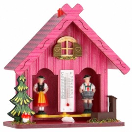 ISDD Cuckoo Clocks Weather house pink