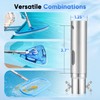 GADFISH Swimming Pool Pole, Telescopic Extendable Pool Pole,Universal Pole for